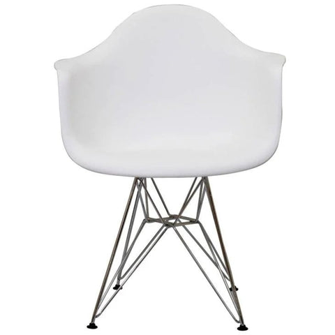 White polypropylene chair from Mypersnicketyhome.com