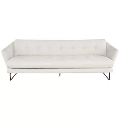 White upholstered couch from Mypersnicketyhome.com