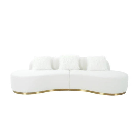 White upholstered couch from Mypersnicketyhome.com