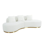 White upholstered couch from Mypersnicketyhome.com