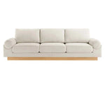 White upholstered couch from Mypersnicketyhome.com