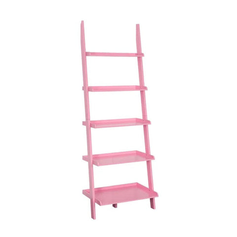 Pink wood bookcase from Mypersnicketyhome.com