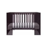 Black acrylic crib from Mypersnicketyhome.com