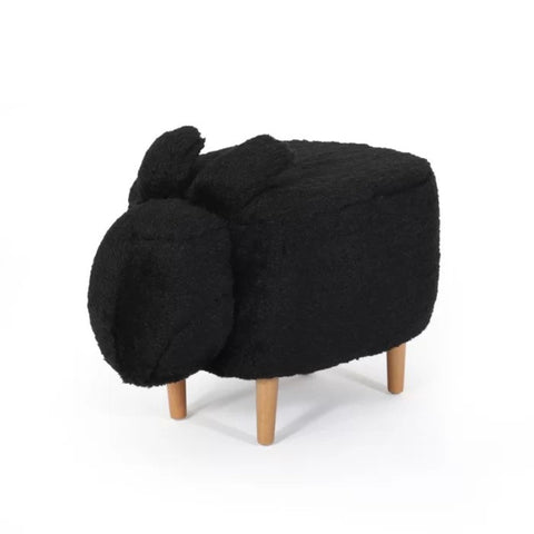 Black bunny kids ottoman  from Mypersnicketyhome.com