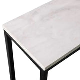 Black faux marble console from Mypersnicketyhome.com