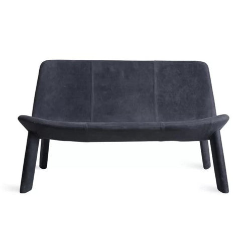 Black leather dining bench from Mypersnicketyhome.com