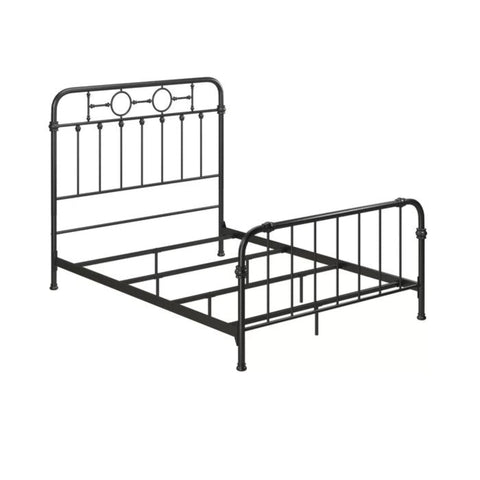 Black metal kids bed  from Mypersnicketyhome.com