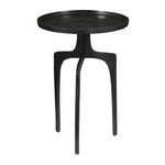 Black metal side table from Mypersnicketyhome.com