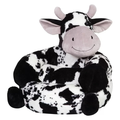 Black plush cow kids chair from Mypersnicketyhome.com