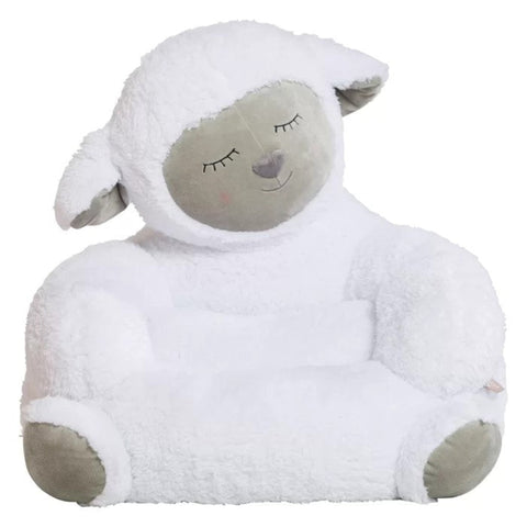 White plush lamb kids chair from Mypersnicketyhome.com