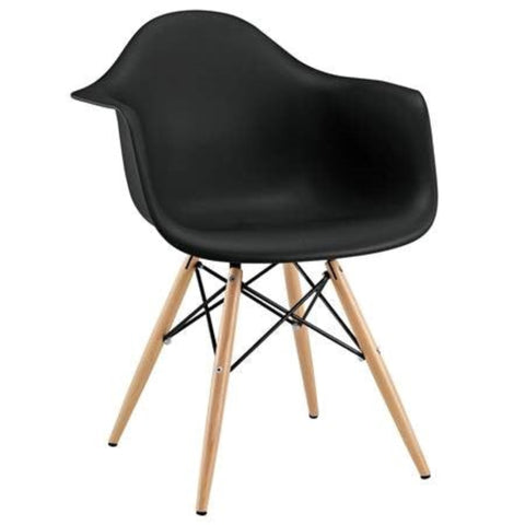 Black polypropylene chair from Mypersnicketyhome.com