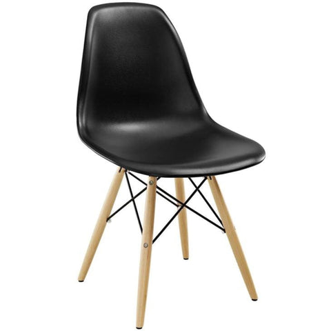 Black polypropylene dining chair from Mypersnicketyhome.com