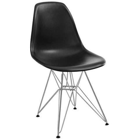 Black polypropylene dining chair from Mypersnicketyhome.com