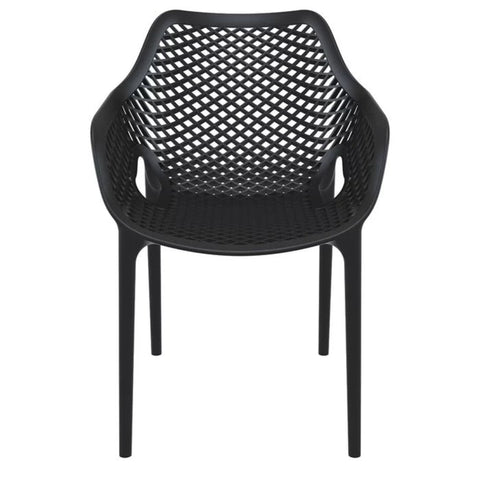 Black polypropylene outdoor chair set from Mypersnicketyhome.com