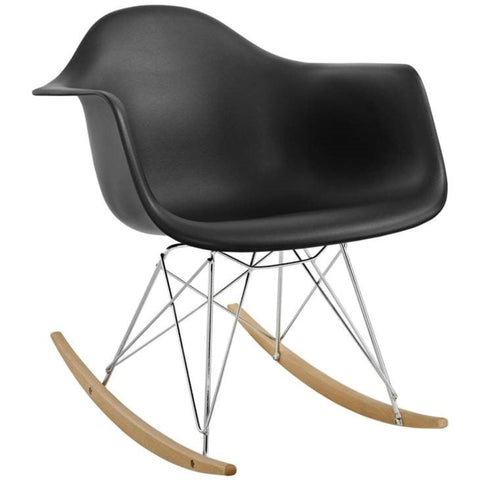 Black polypropylene rocker from Mypersnicketyhome.com