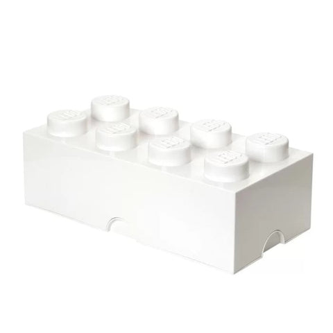 White polypropylene storage brick from Mypersnicketyhome.com