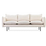 White upholstered couch from Mypersnicketyhome.com