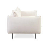 White upholstered couch from Mypersnicketyhome.com