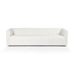 White upholstered couch from Mypersnicketyhome.com 