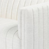 White upholstered couch from Mypersnicketyhome.com 