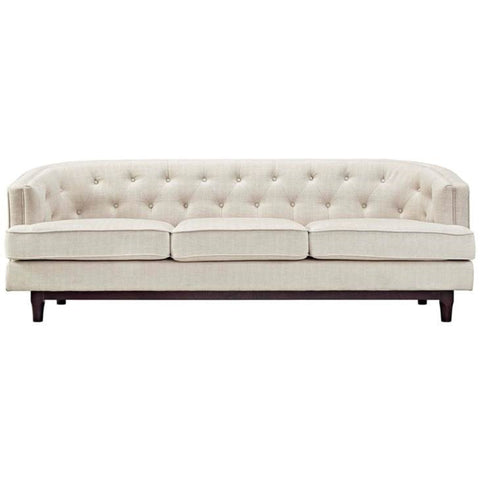 White upholstered couch from Mypersnicketyhome.com 