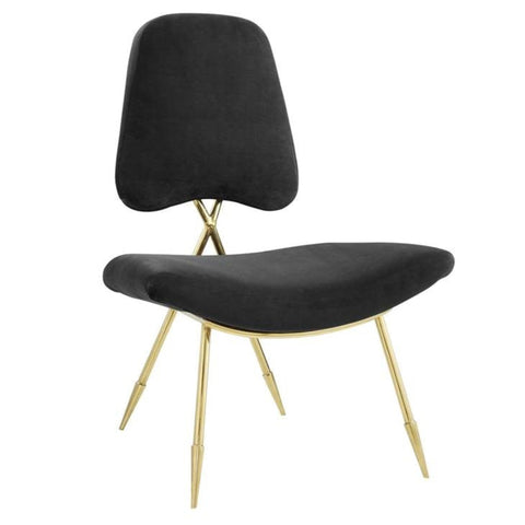 Black velvet chair from Mypersnicketyhome.com