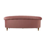 Pink velvet couch from Mypersnicketyhome.com