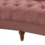 Pink velvet couch from Mypersnicketyhome.com