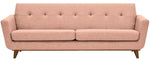 Pink velvet couch from Mypersnicketyhome.com