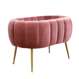 Pink velvet cradle from Mypersnicketyhome.com