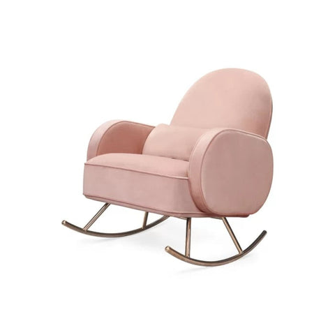 Pink velvet rocker from Mypersnicketyhome.com