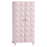 Pink wood armoire from Mypersnicketyhome.com