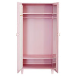 Pink wood armoire from Mypersnicketyhome.com