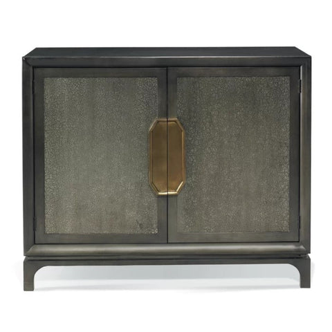 Black wood bathroom cabinet from Mypersnicketyhome.com