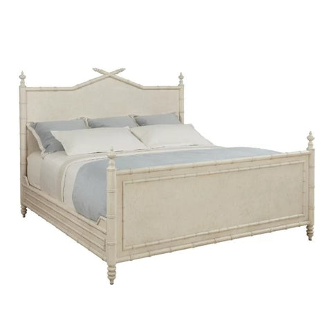 White wood bed from Mypersnicketyhome.com