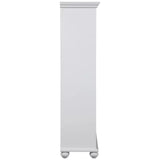 White wood bookcase from Mypersnicketyhome.com