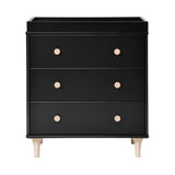 Black wood changing table dresser from Mypersnicketyhome.com 