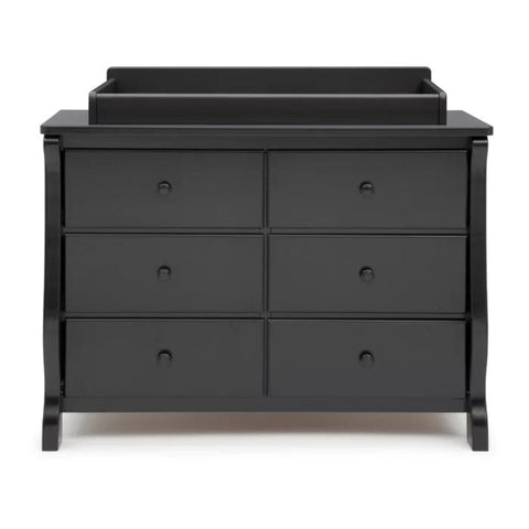 Black wood changing table dresser from Mypersnicketyhome.com