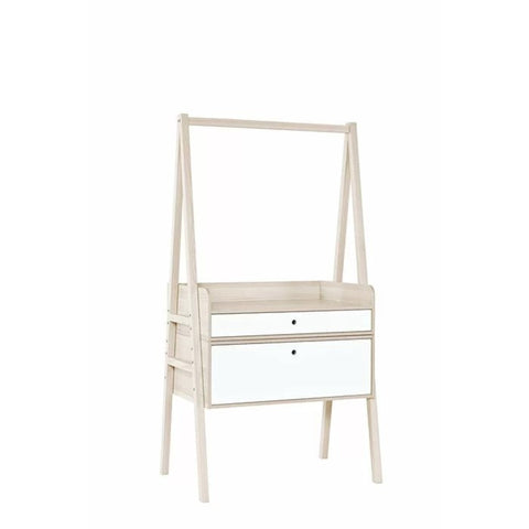 White wood changing table dresser from Mypersnicketyhome.com