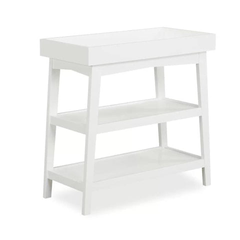 White wood changing table from Mypersnicketyhome.com