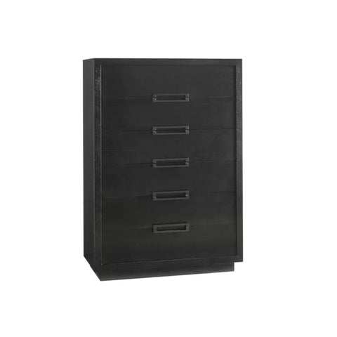 Black wood chest of drawers from Mypersnicketyhome.com