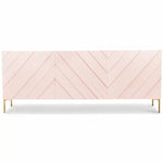 Pink wood credenza from Mypersnicketyhome.com