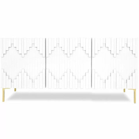 White wood credenza from Mypersnicketyhome.com