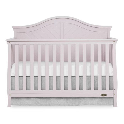 Pink wood crib from Mypersnicketyhome.com