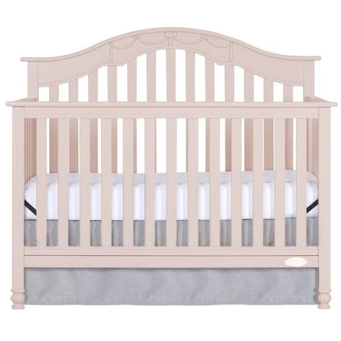 Pink wood crib from Mypersnicketyhome.com