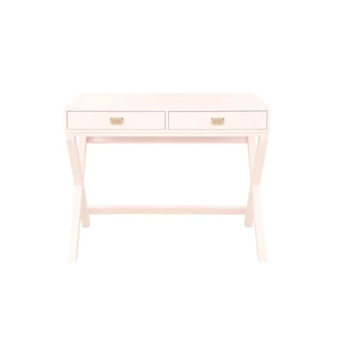 Pink wood desk from Mypersnicketyhome.com