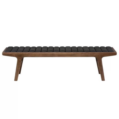 Black wood dining bench from Mypersnicketyhome.com