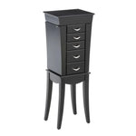 Black wood jewelry armoire from Mypersnicketyhome.com