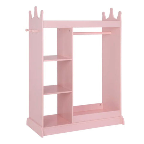 Pink wood kids armoire from Mypersnicketyhome.com