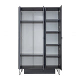 Black wood kids armoire from Mypersnicketyhome.com